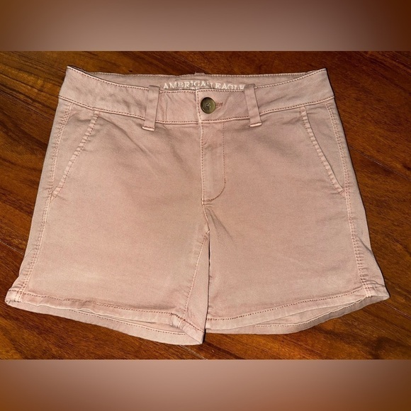 American Eagle Midi Twill Shorts - Picture 1 of 7